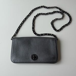 Tory Burch Black Leather Crossbody Bag